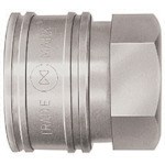 日東 TSPカプラ ステンレス製 ニトリルゴムSG(NBR)(おねじ取付用ソケット) 相手側R1 1/4(00731) 10TSFSUSNBR 空圧用品 流体継手・チューブ 金属カップリング(代引不可)【ポイント10倍】【送料無料】｜リコメン堂