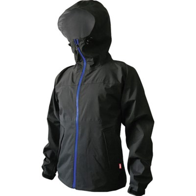 カジメイク ストレッチシールドジャケット ブラック LL 757091LL 保護具 作業服 雨具(代引不可)【ポイント10倍】【送料無料】