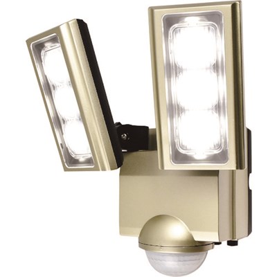 ELPA 防犯用センサーライト AC LEDセンサーライト 2灯 ESLST1202AC 環境改善用品 防災・防犯用品 防犯用センサーライト(代引不可)【ポイント10倍】【送料無料】