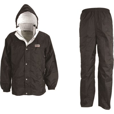 カジメイク エントラントレインスーツ2 ブラック M 725091M 保護具 作業服 雨具(代引不可)【ポイント10倍】【送料無料】