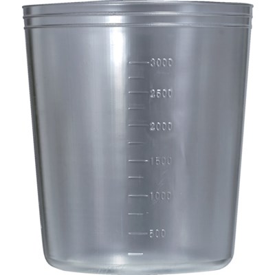 TRUSCO ディスポカップ PP製 3L 1箱(60個) DC3000L 研究用品 理化学用品 ビーカー・計量カップ(代引不可)【ポイント10倍】【送料無料】