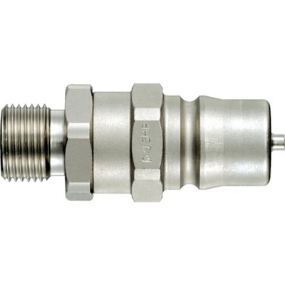 日東 HSPカプラプラグ おねじタイプ/平行ねじ・めすシート 相手側取付サイズG3/4(08389) 6HPGSSTEELNBR 空圧用品 流体継手・チューブ 金属カップリング(代引不可)【ポイント10倍】【送料無料】