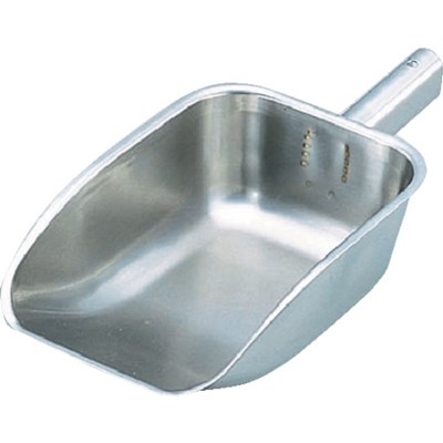 AS 角型スコップ(SUS304)特大 651401 研究用品 理化学用品 スコップ(代引不可)【ポイント10倍】【送料無料】｜リコメン堂
