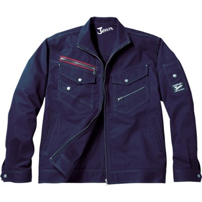 Jawin ジャンパー ELサイズ ネービー 52100011EL 保護具 作業服 作業服(代引不可)【ポイント10倍】【送料無料】｜リコメン堂