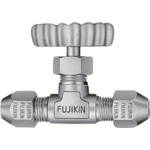 Fujikin 黄銅製ミニチュアバルブRV-6MM RV6GBAR 工事 照明用品 管工機材 バルブ(代引不可)【送料無料】