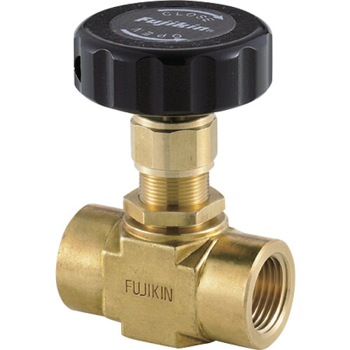 Fujikin 黄銅製ニードルバルブ 4.9MPa PDS-15 PDS15BSHR 空圧用品 流体継手 チューブ ニードルバルブ(代引不可)【送料無料】|リコメン堂