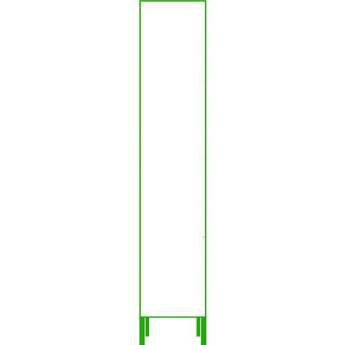 グリーンクロス SL立看板 無地白板鉄板 25角鉄枠付 1400×275 1102190005 安全用品 標識 標示 安全標識(代引不可)【送料無料】