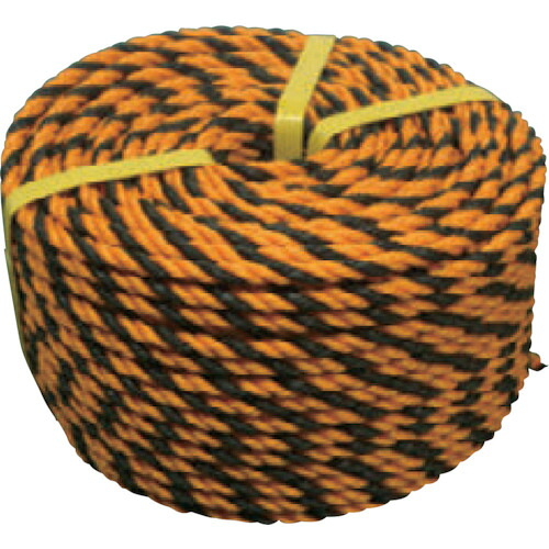 グリーンクロス トラロープ #12×100M 1137020410 梱包用品 シート ロープ 標識ロープ(代引不可)【送料無料】