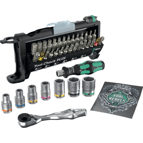 Wera TOOL CHECK PLUS 侍エディション(日本特別仕様) 330001 手作業工具 ドライバー 六角棒レンチ 差替式ドライバー(代引不可)【送料無料】