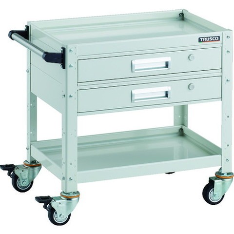 TRUSCO トラスコ バーディワゴン 600X400 引出付 ウレタン車輪 W色 BDW662V2UW(代引不可)【送料無料】|リコメン堂