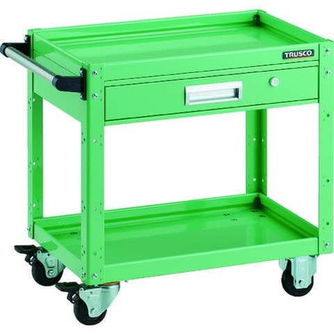 TRUSCO トラスコ イーグルワゴン 600X400XH600 引出付 YG色 EGW662VYG(代引不可)【送料無料】