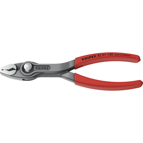 KNIPEX スリップジョイントプライヤー ツイングリップ プラスチックハンドル 150mm(SB店頭展示パッケージ仕様) 8201150SB 手作業工具 プライヤー ニッパ ピンセット プライヤー(代引不可)【送料無料】