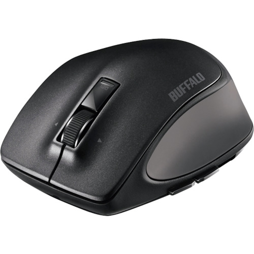 BUFFALO Bluetooth BlueLED プレミアムフィットマウス Lサイズ ブラック BSMBB500LBK オフィス 住設用品 OA用品 マウス(代引不可)【送料無料】
