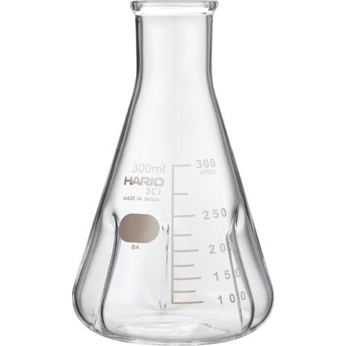 HARIO バッフル付き三角フラスコ300ml BSF300SCI 研究用品 理化学用品 フラスコ(代引不可)【送料無料】|リコメン堂