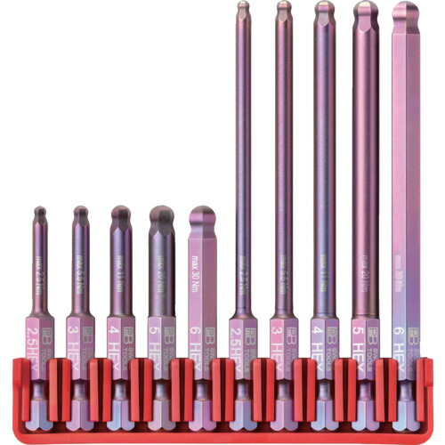 PBスイスツールズ E6-714ビットブロックセット E6.714CN 電動 油圧 空圧工具 ドライバービット ビット用アタッチメント(代引不可)【送料無料】