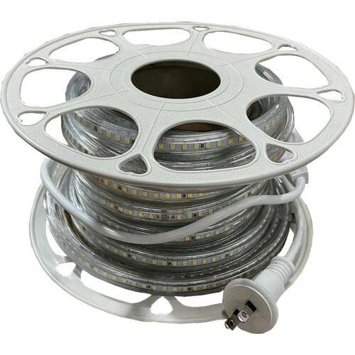 富士倉 LEDロープライト 片面発光 10M 白色 FRLW10M 工事 照明用品 作業灯 照明用品 テープライト イルミネーション(代引不可)【送料無料】イルミネーションライト