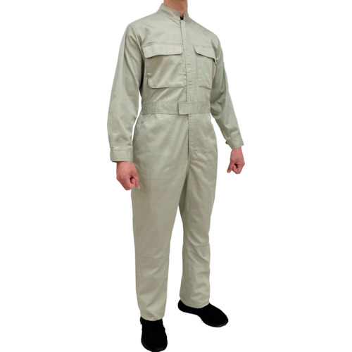 TEAGLES 綿混ツナギ モスグリーン 3L トーマセンイ 保護具 作業服 つなぎ服 3120(代引不可)【送料無料】