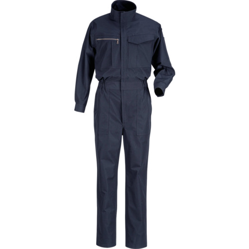 カジメイク 6786 アクティブストレッチつなぎ ネイビー LL カジメイク 保護具 作業服 つなぎ服 6786-55-LL(代引不可)【送料無料】