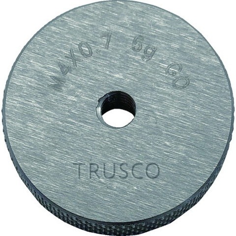 TRUSCO トラスコ ネジ用リングゲージ 通リ 6g M2×0.4 TRGO6GM2X0.4(代引不可)【送料無料】