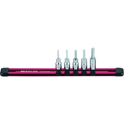 ミトロイ 1/4 ヘックスソケット ホルダーセット 5コマ6点 HH206M(代引不可)【送料無料】 5,280円
