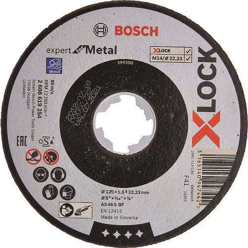 【25個セット】ボッシュ X-LOCK切断砥石125x1.6鉄EX 2608619254 電動・油圧・空圧工具 切断用品 切断砥石(代引不可)【送料無料】 7,632円