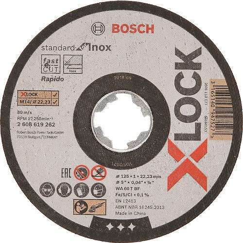 【25個セット】ボッシュ X-LOCK切断砥石125x1.0ステンST 2608619262 電動・油圧・空圧工具 切断用品 切断砥石(代引不可)【送料無料】|リコメン堂