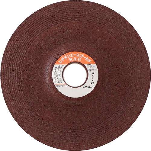 【25個セット】レヂボン エースゴールド RAG 150x6x22 AWA24P RAG1506AWA24P 電動・油圧・空圧工具 研削研磨用品 研削砥石(代引不可)【送料無料】|リコメン堂