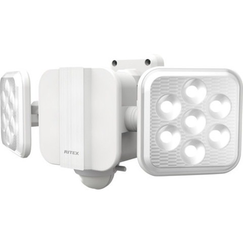 ライテックス 5W2灯 フリーアーム式 LEDソーラーセンサーライト S220L(代引不可)【送料無料】 6,874円