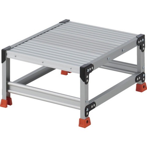 TRUSCO トラスコ 作業用踏台 1段 高サ0.3m 天板500×600 TSF1563 組立品 組立設置不可(代引不可)【送料無料】|リコメン堂