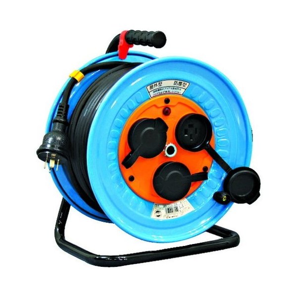 日動 電工ドラム 防雨防塵型三相200V アース付 30m DNWE33020A(代引不可)【送料無料】｜リコメン堂