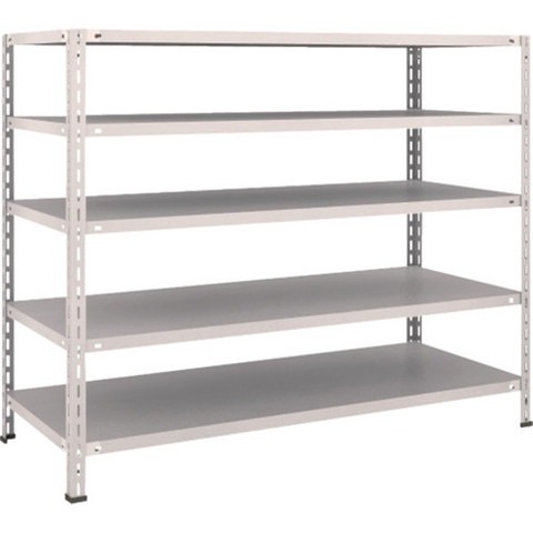 TRUSCO トラスコ 軽量棚 中棚ボルトレス型1500X600X1200 5段 ネオグレー L45W15 組立品 組立設置不可(代引不可)【送料無料】 27,178円