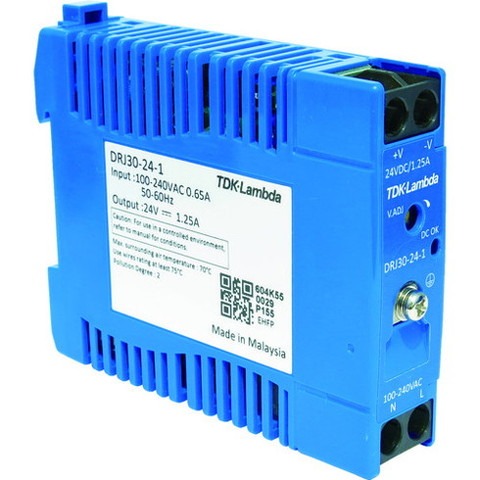 TDKラムダ DINレール取付専用ユニット型電源 DRJ 30W ブロック端子 DRJ30241(代引不可)【送料無料】|リコメン堂