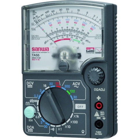SANWA アナログマルチテスタ 自動車測定用 TA55(代引不可)【送料無料】 10,648円