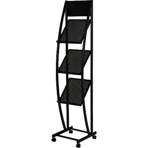 WRITEBEST パンフレットスタンド 310×330×1350 MR1518 組立品 組立設置不可(代引不可)【送料無料】