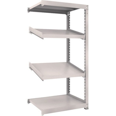 TRUSCO トラスコ M3型中量棚 900X721XH1800 4段 傾斜2段 連結 M36374K2B 組立品 組立設置不可(代引不可)【送料無料】