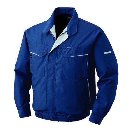 空調服 綿・ポリ混紡ワークウェアノミ ネイビー 4L KU90470-C03-S6 (株)空調服(代引不可)【ポイント10倍】【送料無料】｜リコメン堂