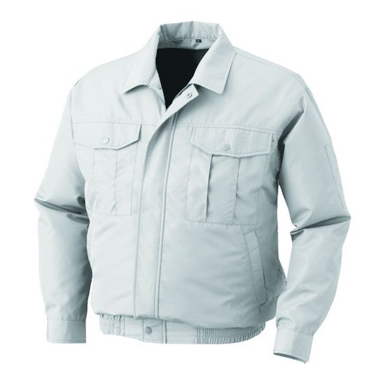 空調服 ポリエステル製ワーク空調服 ウェアノミ シルバー L KU90540-C06-S3 (株)空調服(代引不可)【ポイント10倍】【送料無料】