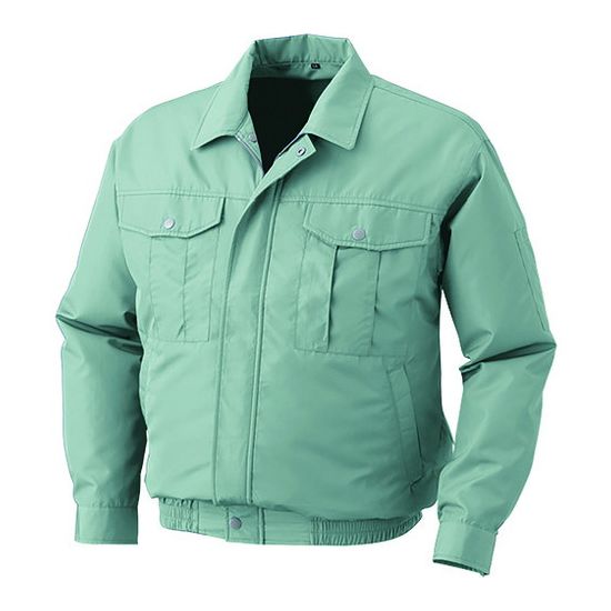 空調服 ポリエステル製ワーク空調服 ウェアノミ モスグリーン L KU90540-C07-S3 (株)空調服(代引不可)【ポイント10倍】【送料無料】