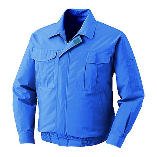 空調服 綿薄手ワークウエアノミ ライトブルー L KU90550-C24-S3 (株)空調服(代引不可)【ポイント10倍】【送料無料】