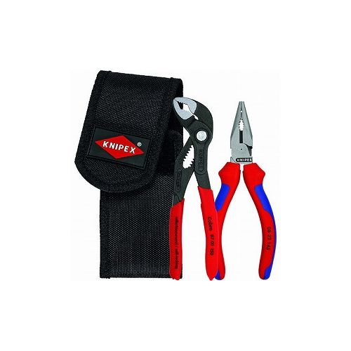 KNIPEX コブラセット ポンププライヤー+ペンチ 002072V06 KNIPEX社 水道・空調配管用工具 ウォーターポンププライヤー(代引不可)【送料無料】｜リコメン堂