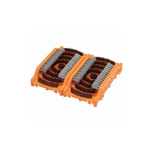 テラモト 靴底ハードブラッシュ(2個入リ) MR-178-510-0 (株)テラモト 床材用品 玄関マット(代引不可)【送料無料】｜リコメン堂