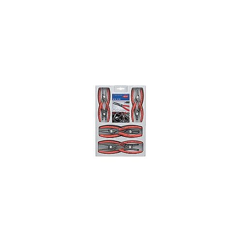 KNIPEX 8本組 精密スナップリングプライヤーセット 002004SB KNIPEX社 プライヤー・ニッパ・ピンセット スナップリングプライヤー(代引不可)【送料無料】|リコメン堂