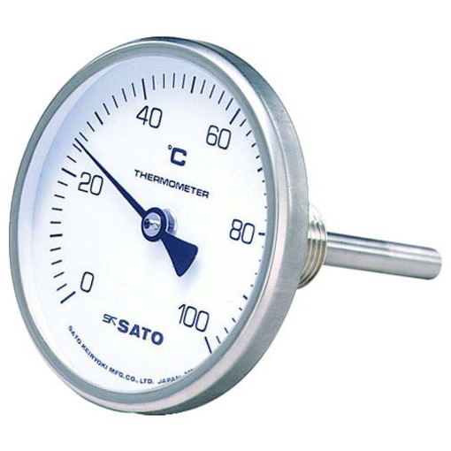 佐藤 バイメタル式温度計BM-T-75S 0~100℃ 50L(2110-20) BMT75S4 測定 計測用品 測定 計測用品 環境計測機器 温度計 湿度計(代引不可)【送料無料】