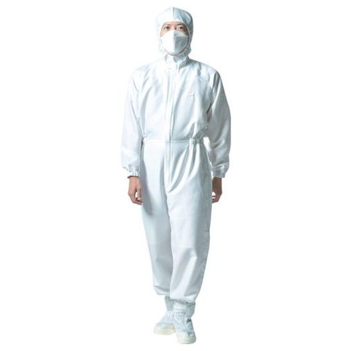 ブラストン 涼感ツナギ服 BSC12051WS 研究用品 研究用品 クリーンルーム関連用品 ウェア 白衣(代引不可)【送料無料】
