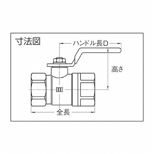 ハマイ スタンダードボア 黄銅製ボールバルブ ハマイ RBS4315RC 工事 照明用品 管工機材 バルブ(代引不可)【送料無料】