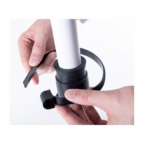 HCL 樹脂製ホースバンド Ezyclamp 手締メタイプ 締付径25.0~150.0mm ナイロン12 HCL PWD13150WGPA12BK 園芸用品 ホース 散水用品 ホースバンド(代引不可)【送料無料】｜リコメン堂