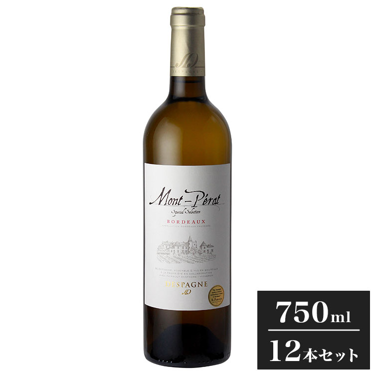 【12本セット】モンペラ スペシャルセレクション ブラン 白ワイン フランス フランスワイン ボルドー Bordeaux モン・ペラ Mont Perat 750ml 瓶 コルク ワイン ケース まとめ売り まとめ買い【ポイント10倍】【送料無料】