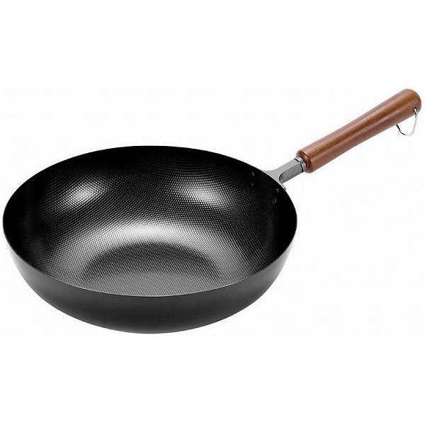 日本製 燕三条 エンボス加工いため鍋30cm(代引不可)【送料無料】