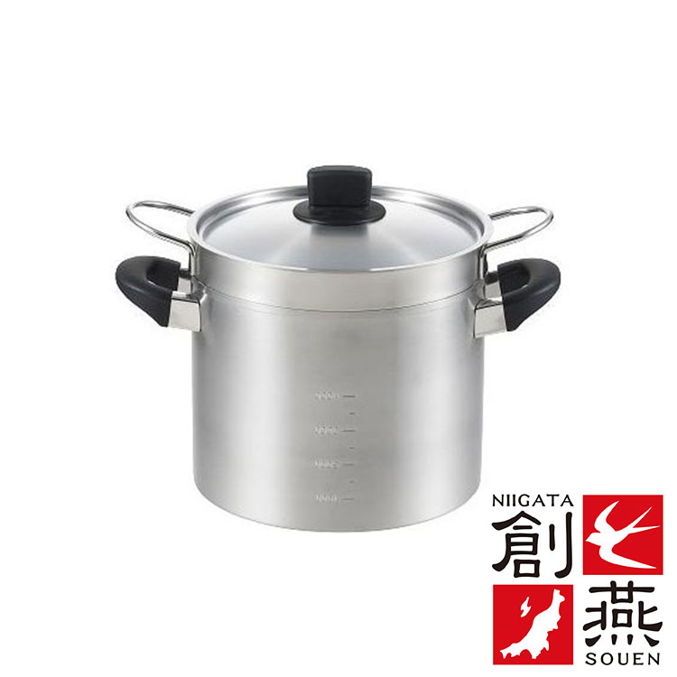 楽天市場】パスタ ポット 22cm IH対応[ガス火もOK] 創燕 日本製 目盛