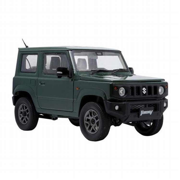 BM CREATIONS スズキ ジムニー JB64 ジャングルグリーン (ZZC) RHD Jpn Sp 660cc 1/18スケール 18B0002(代引不可)【ポイント10倍】【送料無料】